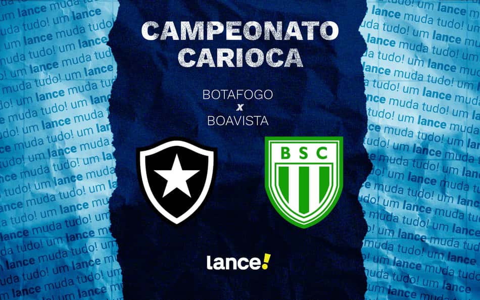 Botafogo x Boavista pela Taça Rio (Foto: Arte/Lance!)