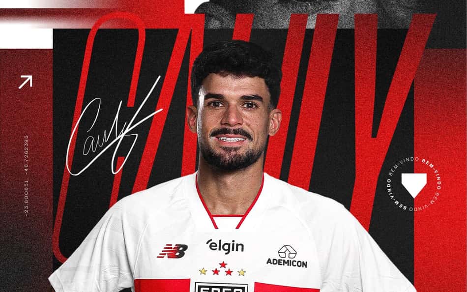 Cauly foi anunciado nesta segunda-feira (Foto: Divulgação)