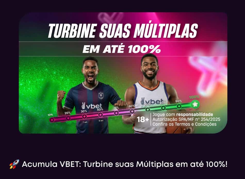 Captura de tela da promoção Acumula Vbet.
