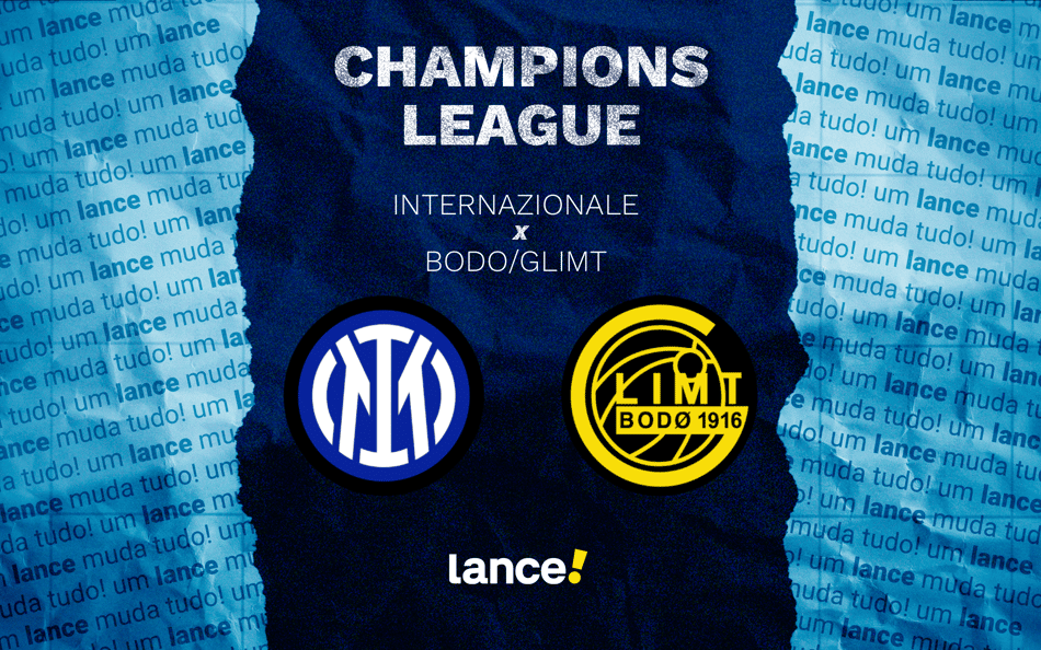 Inter de Milão x Bodo/Glimt: onde assistir pela Champions League (Foto: Arte/Lance!)