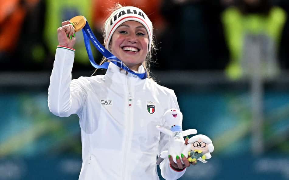 No dia do aniversário, italiana leva ouro e recorde nas Olimpíadas de Inverno