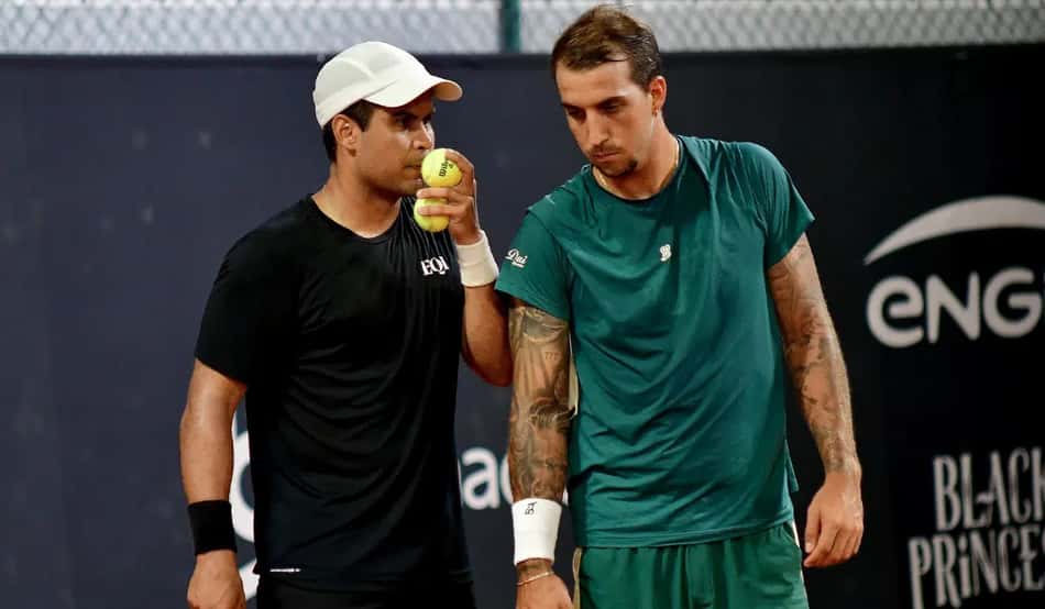 Felipe Meligeni e Macelo Zormann no Rio Open (Foto: Fotojump)