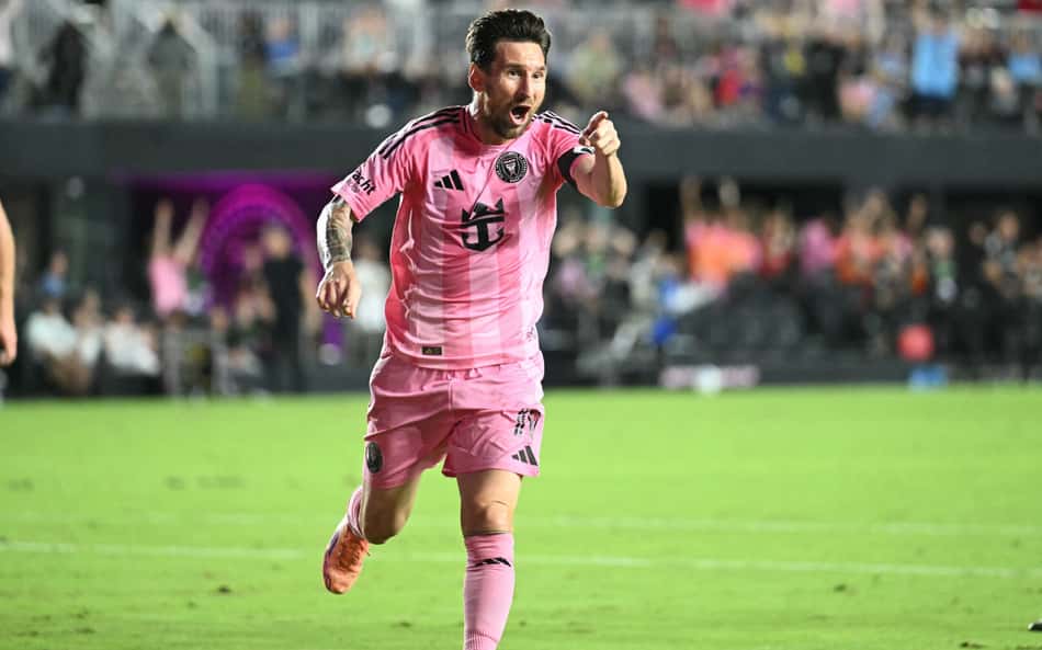 Messi comemora gol diante do Nashville (Foto: Chandan Khanna/ AFP)