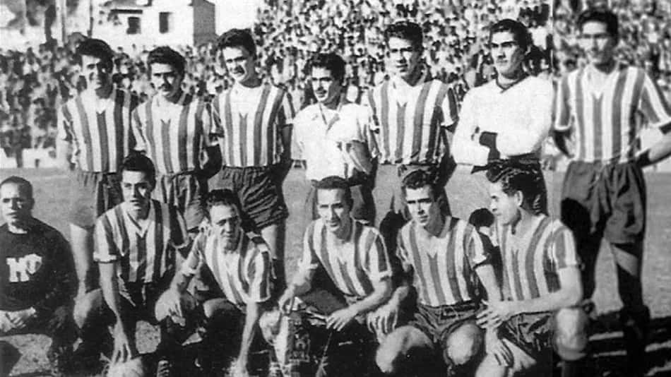 Em 1950, México enfrentou a Suíça com o uniforme do Cruzeiro de Porto Alegre