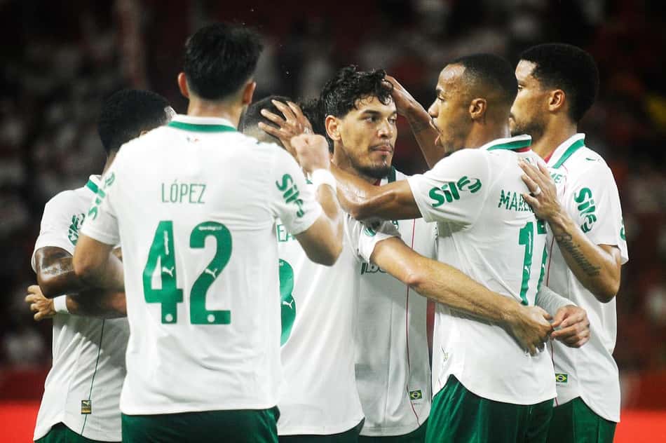 Palmeiras venceu o Internacional pela 3ª rodada do Campeonato Brasileiro (Foto: Donaldo Hadlich/Código 19/Gazeta Press)