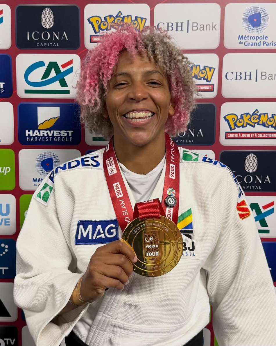 Rafaela Silva conquistou o ouro no Grand Slam de Paris
