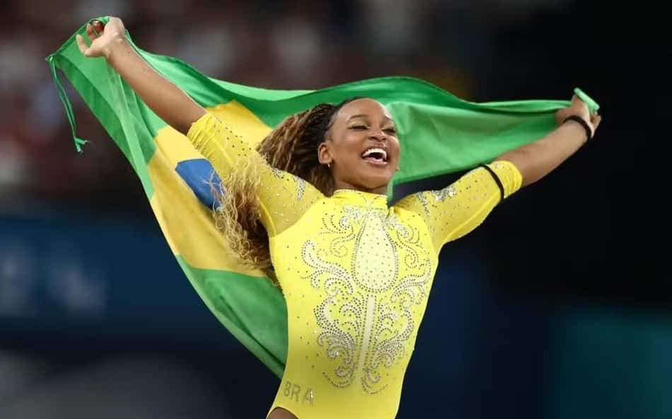 COI escolhe Rebeca Andrade para carregar Bandeira Olímpica nos Jogos de Inverno
