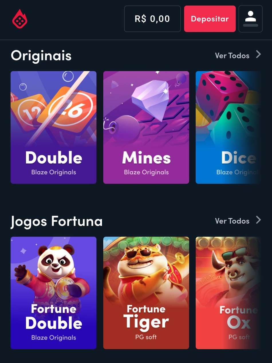 Captura de tela das slots que pagam via Pix no cassino Blaze.