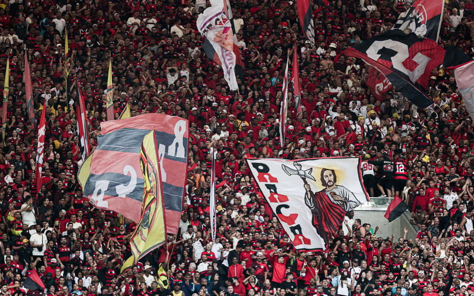 Torcida do Flamengo no RJ é maior do que as de Botafogo, Fluminense e Vasco somadas, diz pesquisa