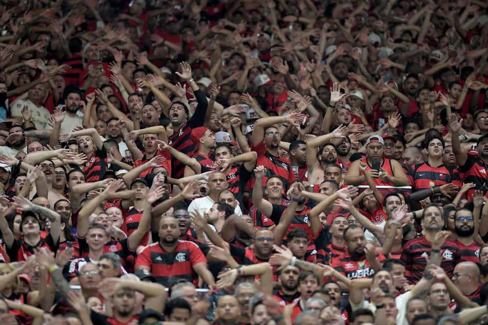 Torcida do Flamengo presente no Maracanã para a decisão da Recopa (Foto: Dhavid Normando/Código 19/Gazeta Press)