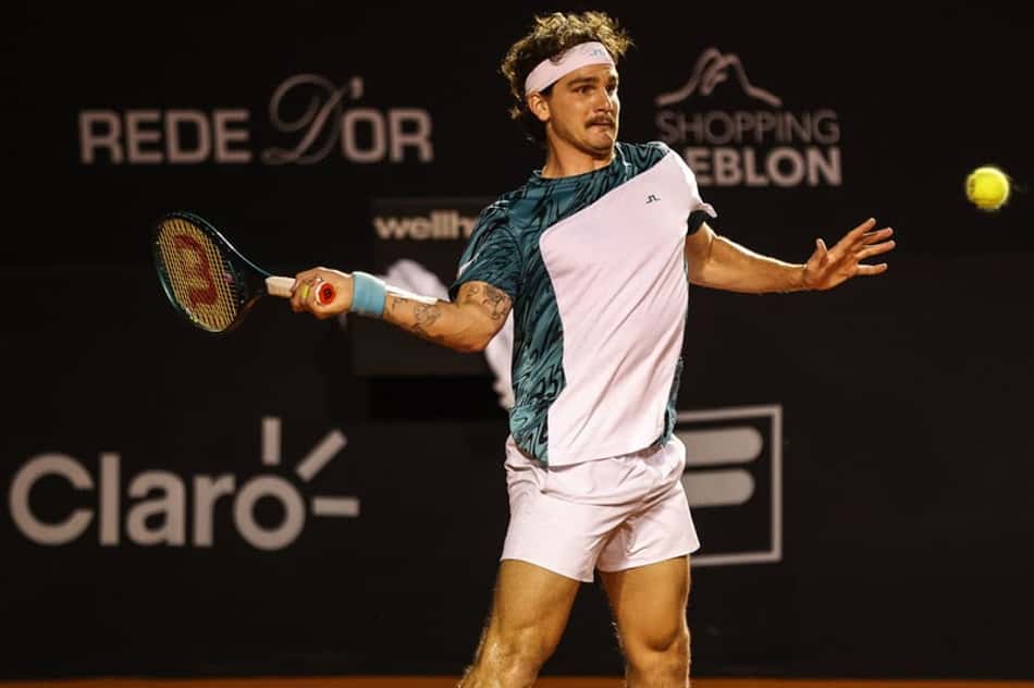O paranaense Thiago Wild no Rio Open (Foto: João Pires/Fotojump)