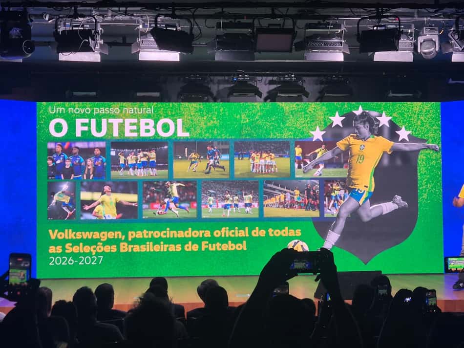 Volkswagen é a nova patrocinadora da Seleção Brasileira (Foto: Sharon Prais/Lance!)