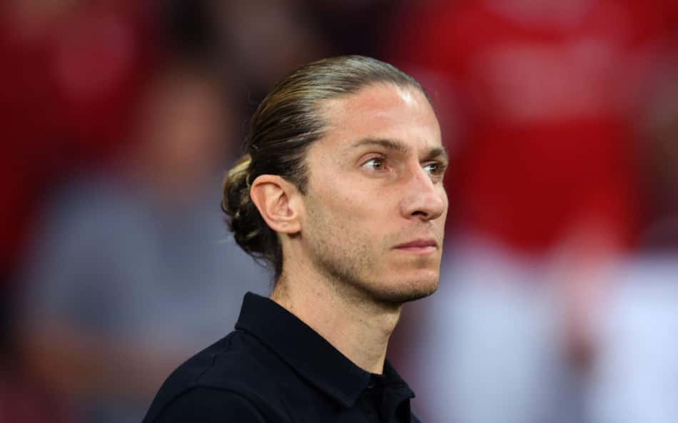 Filipe Luís comanda o Flamengo contra o Lanús (Foto: EDU ANDRADE/Fatopress/Gazeta Press)