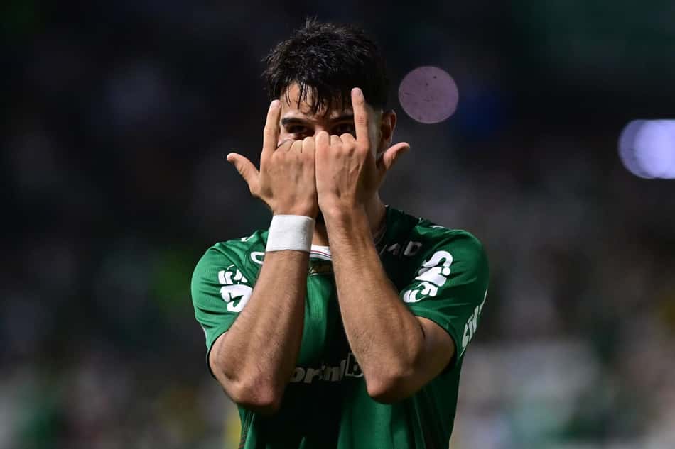 Flaco López, atacante do Palmeiras (Foto: Eduardo Carmim/Photo Premium/Gazeta Press)