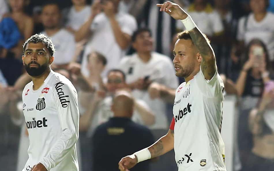 Gabigol será desfalque do Santos diante do Remo; Neymar treina com bola