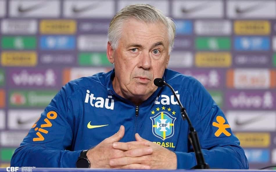 Carlo Ancelotti está em sete jogos no Brasileirão (Foto: Rafael Ribeiro/CBF)