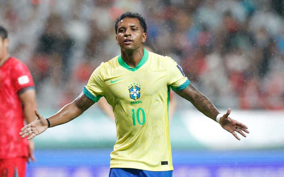 Rodrygo sofre grave lesão e está fora da Copa do Mundo