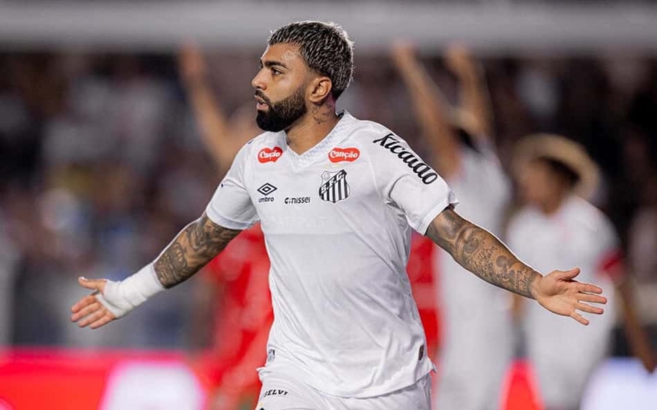 Gabriel Barbosa acumula sete gols em 12 partidas pelo Santos nesta temporada. (Foto: Raul Baretta/ Santos FC)