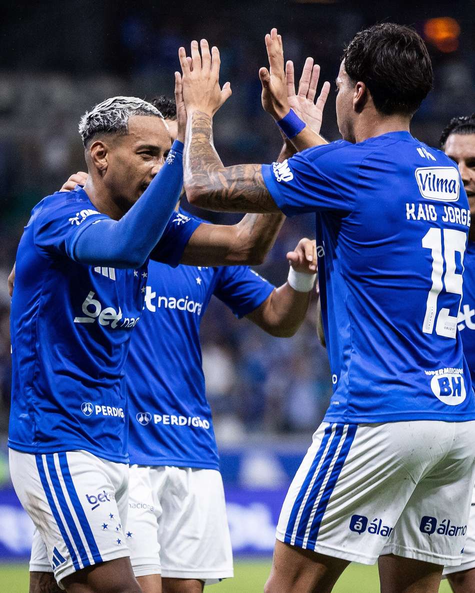 Matheus Pereira e Kaio Jorge (Foto: Gustavo Aleixo/Cruzeiro)