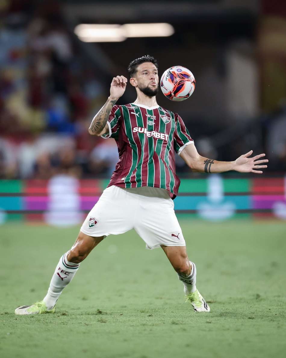 Jemmes em ação em Fluminense x Flamengo (Foto: Marcelo Gonçalves/ Fluminense FC)