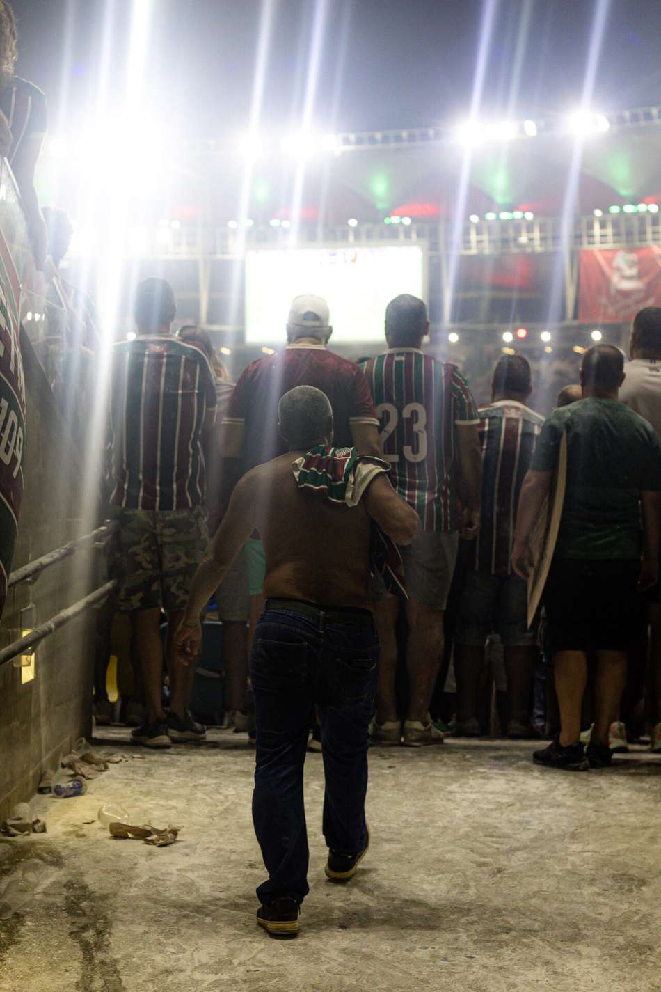 Torcedores do Fluminense na final do Carioca contra o Flamengo (Foto: Marina Garcia/ Fluminense FC)