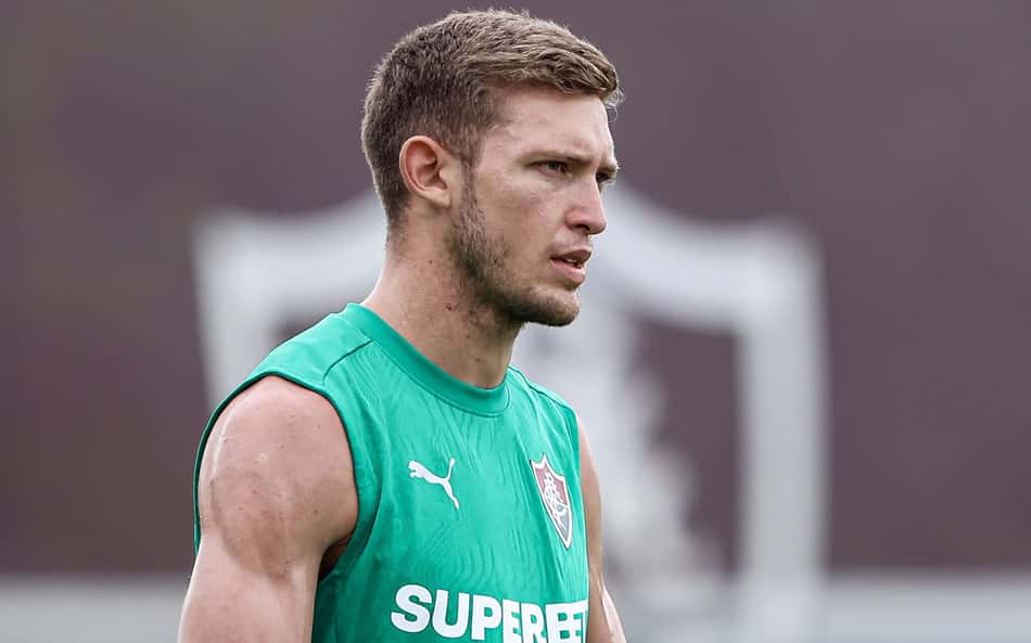 Castillo em treino pelo Fluminense (Foto: Lucas Merçon/ Fluminense FC)
