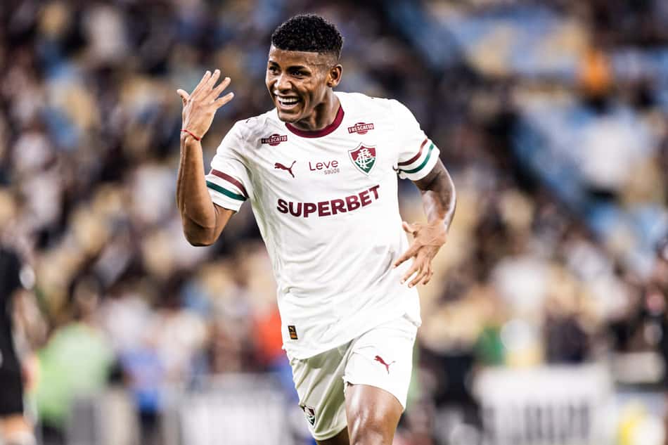 Hércules comemora gol em Vasco x Fluminense (Foto: Marina Garcia/ Fluminense FC)