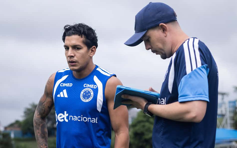 Treino, na Toca 2 (Foto: Gustavo Aleixo/Cruzeiro)