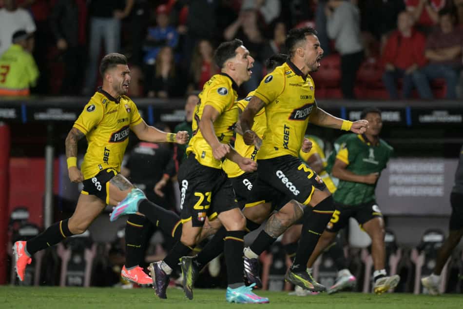 Barcelona-EQU eliminou o Argentinos Juniors da Libertadores (Foto: Juan Mabromata / AFP)