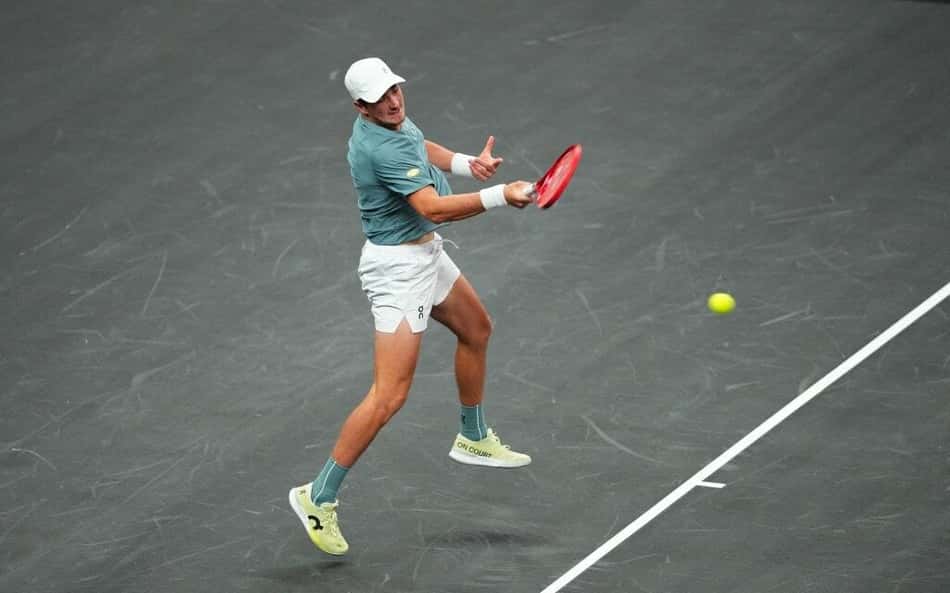 João Fonseca no MGM Slam, em Las Vegas