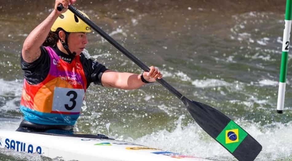Ana Sátila competindo (Foto CBCa)
