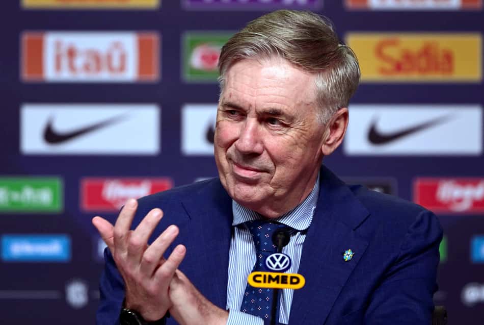 Carlo Ancelotti, técnico da Seleção Brasileira (Foto: Pablo Porciuncula/AFP)
