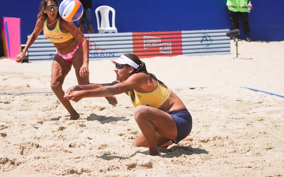 Veja os lances da derrota do Time Brasil no rodízio de duplas do Areia Games