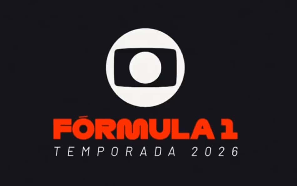 A primeira chamada da Fórmula 1 na Globo (Foto: Reprodução/TV Globo)