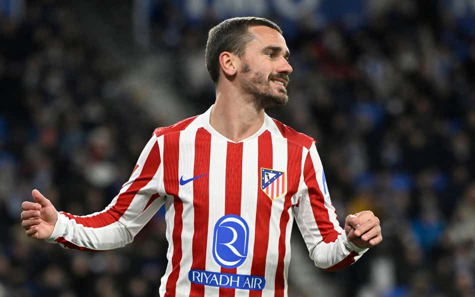Griezmann em ação pelo Atlético de Madrid (Foto: Ander Gillenea/AFP)