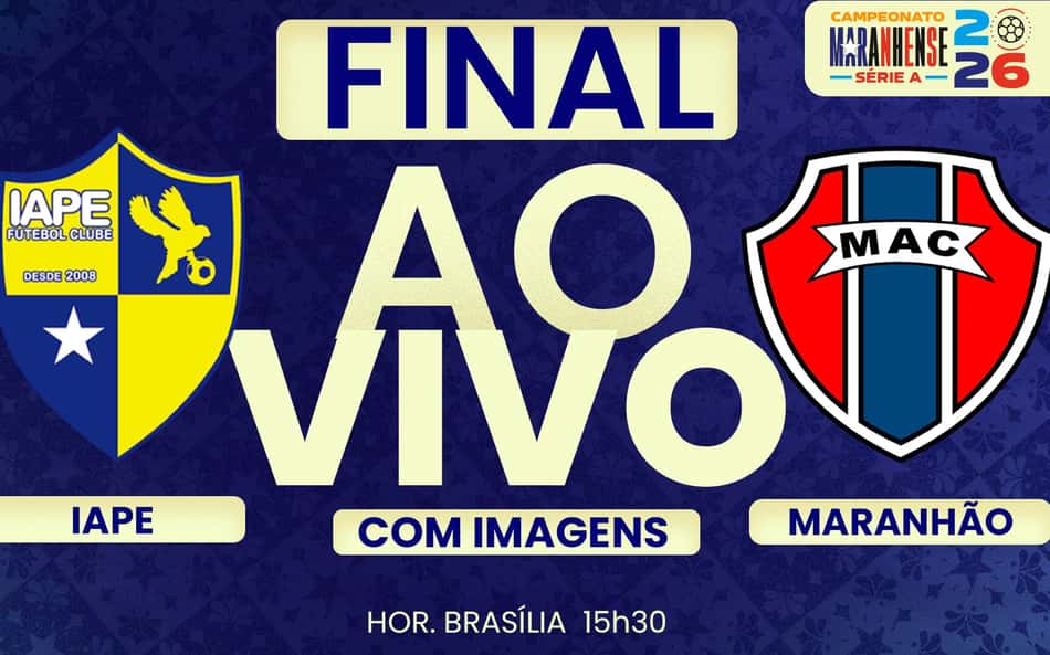 AO VIVO E COM IMAGENS: Lance!TV transmite IAPE e Maranhão na briga pelo título do Campeonato Maranhense 2026