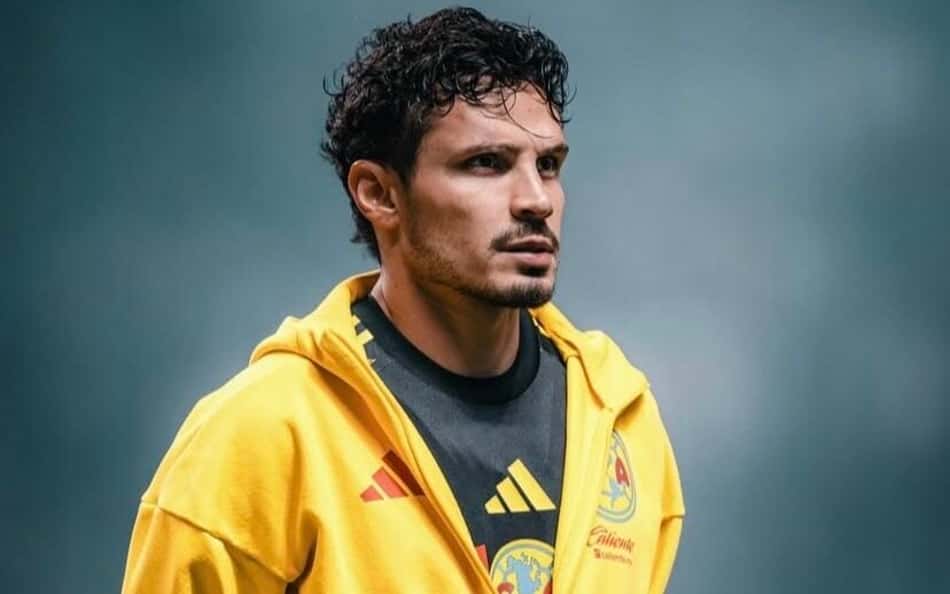 Raphael Veiga com a camisa do América do México (Foto: Reprodução Instagram)