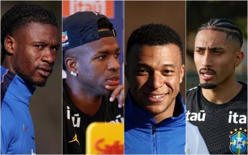 Brasil França elencos