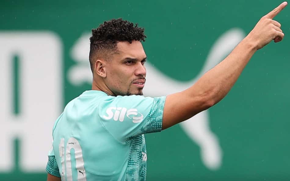 Paulinho, atacante do Palmeiras