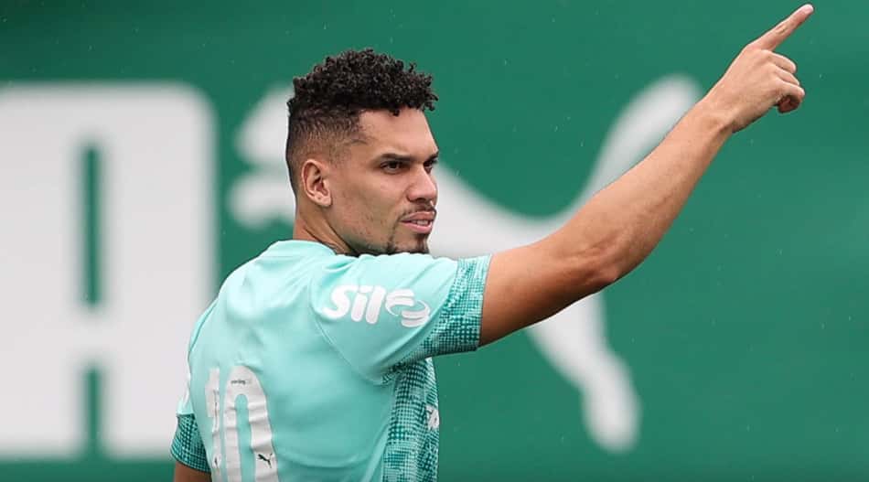 Paulinho, atacante do Palmeiras