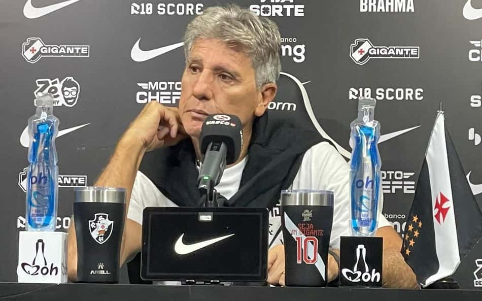Renato Gaúcho exalta estreia no Vasco com vitória sobre o Palmeiras: 'Mérito do grupo'