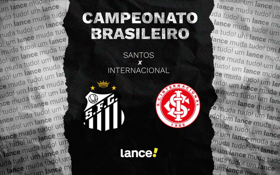 Santos x Internacional: onde assistir ao vivo, horário e escalações pelo Brasileirão
