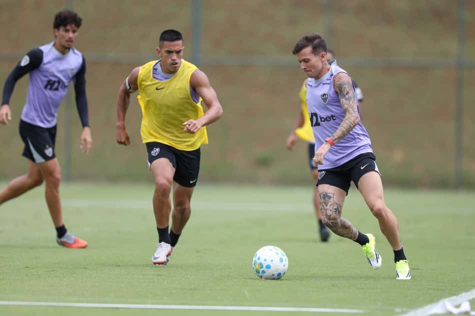 Treino data fifa (Foto: Pedro Souza / Atlético)