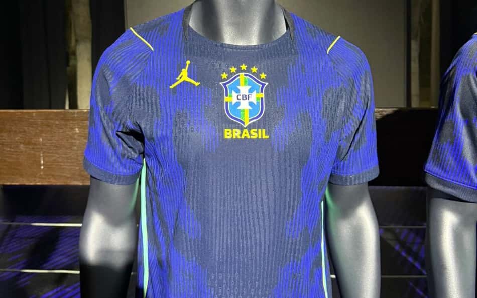 Seleção lança segundo uniforme em parceria com a Jordan: 'Joga sinistro'
