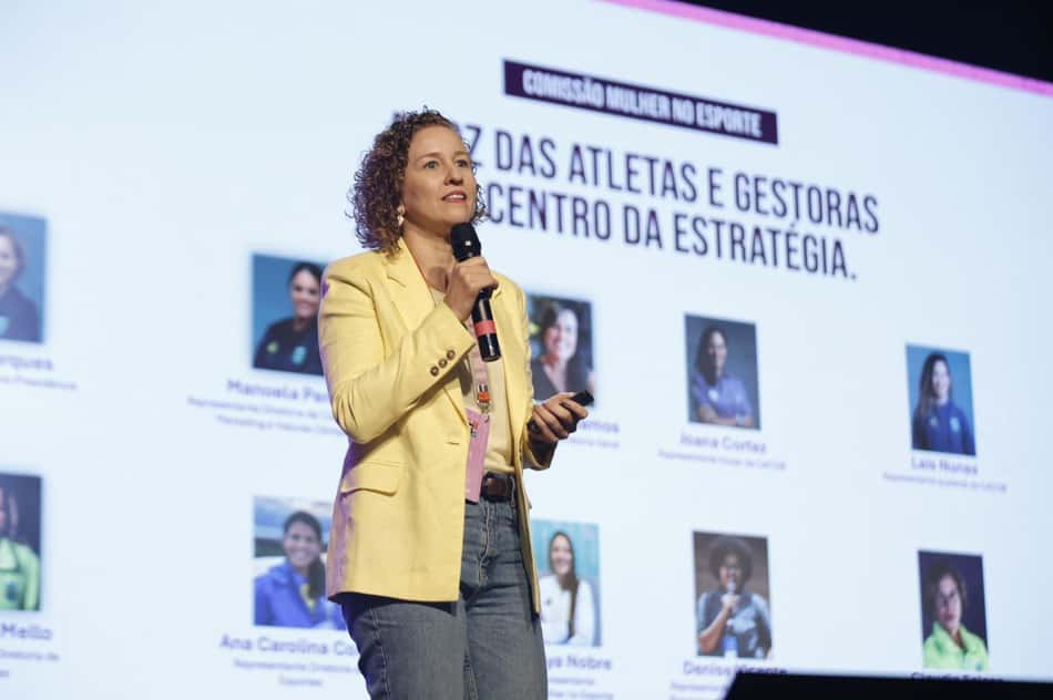 Yane Marques, vice-presidente do COB (Foto: Juliana Ávila/COB)