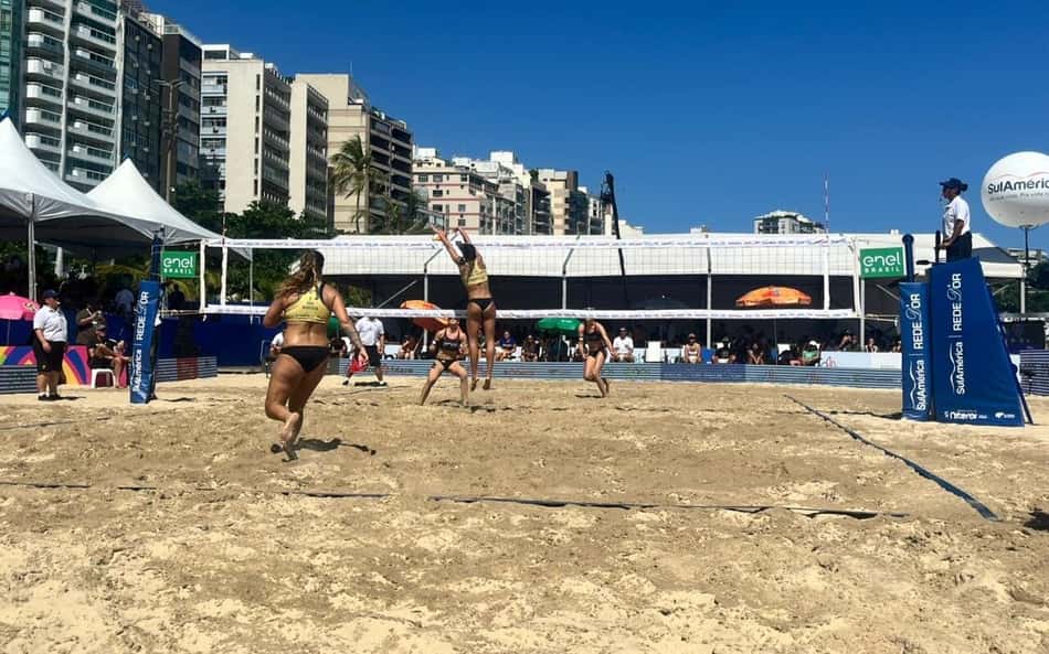 Veja os lances do ouro de Carol Solberg e Rebecca no Areia Games