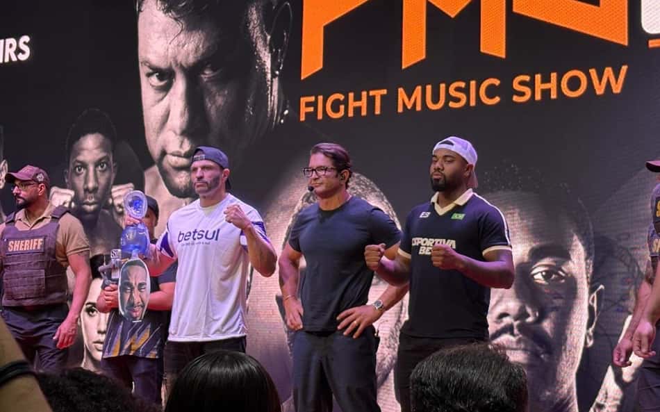 Davi Brito e Bambam trocam provocações antes do Fight Music Show: 'Vai sair apagado'