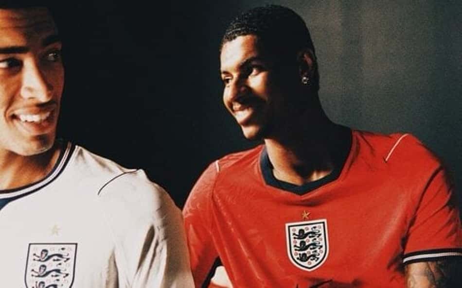 Nova camisa da Inglaterra (Foto: Reprodução)