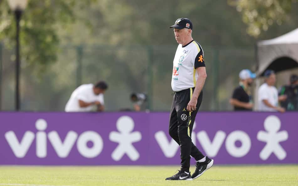 Carlo Ancelotti, técnico da Seleção