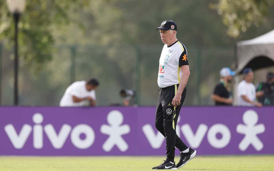 Carlo Ancelotti, técnico da Seleção